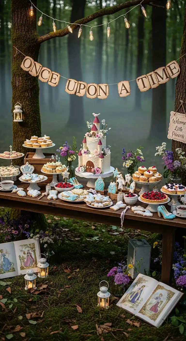 25 Girl Baby Shower Themes That Feel Fresh and Magical 10 6. Storybook Fairytale Theme