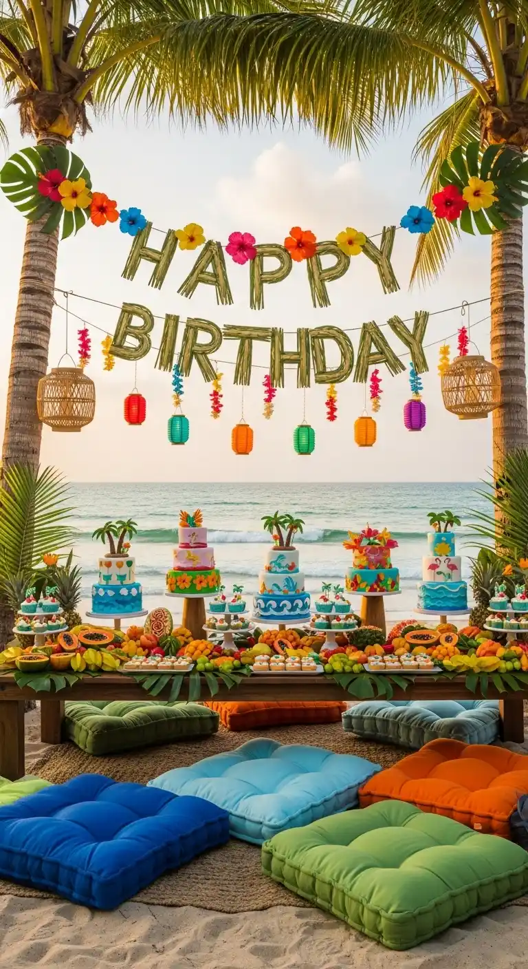 23 Unique Birthday Party Themes for Women You’ll Adore 10 6. Tropical Paradise Escape