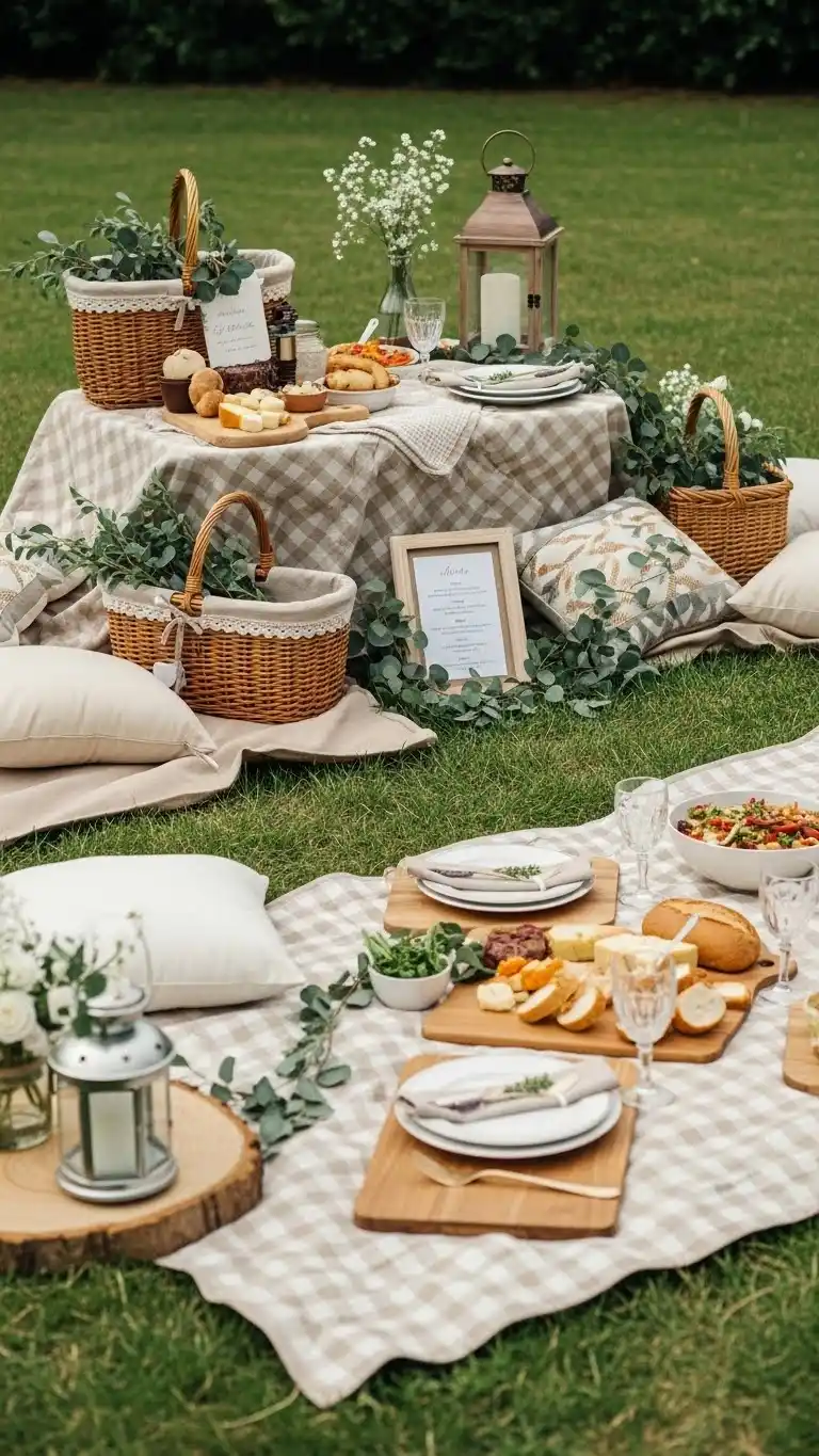 Italian Party Ideas: 19 Ways to Celebrate in Style 11 7. Italian Picnic Setup with Rustic Charm