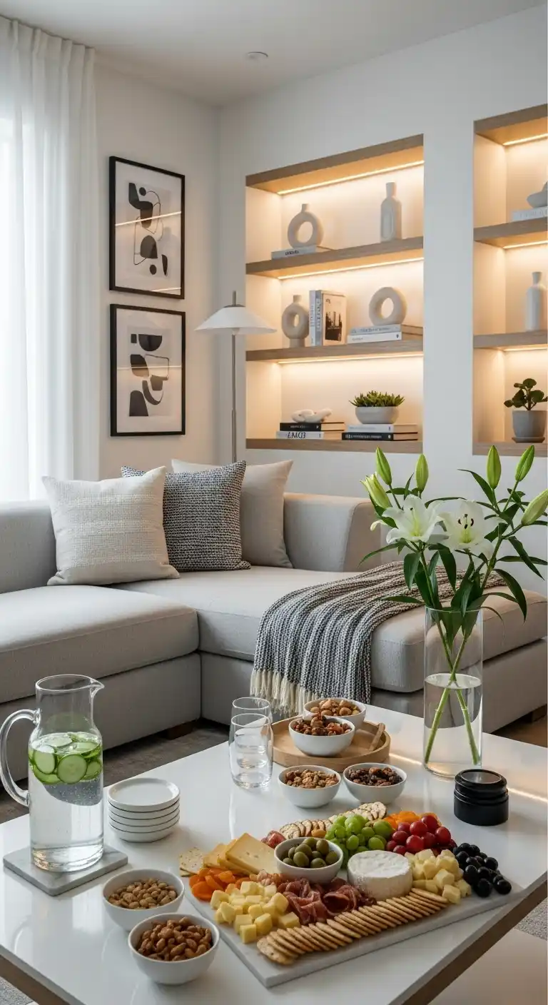 Housewarming Party Ideas: 19 Creative Ways to Celebrate 11 7. Minimalist Modern Décor Showcase