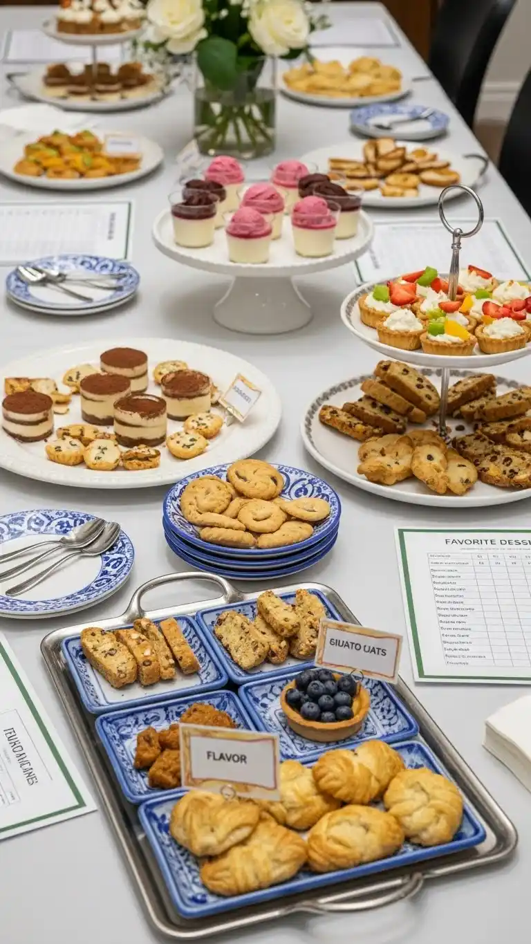 Italian Party Ideas: 19 Ways to Celebrate in Style 12 8. Italian Dessert Tasting Party