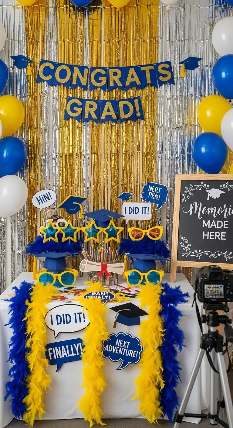 Throw a Memorable Graduation Party: 23 Fun Ideas 12 8. Provide a Customized Photo Booth Experience