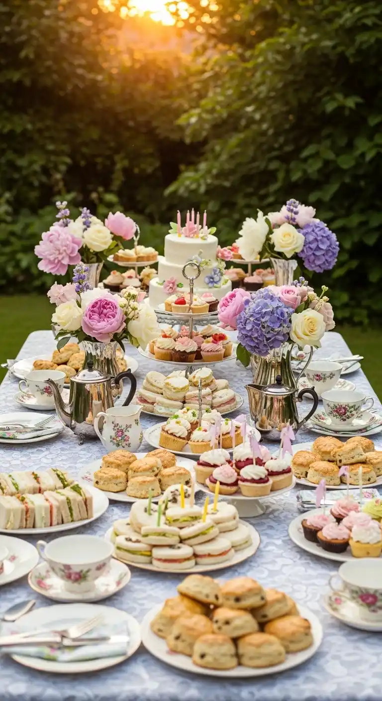 23 Unique Birthday Party Themes for Women You’ll Adore 12 8. Vintage Tea Party Elegance
