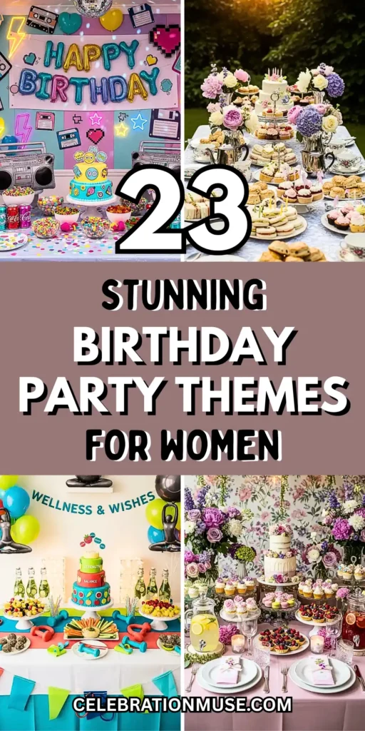 23 Unique Birthday Party Themes for Women You’ll Adore 2 Birthday Party Themes for Women