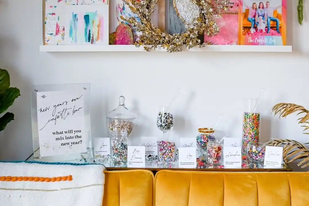 High School Graduation Party: 19 Fun Celebrations 7 Confetti Bar