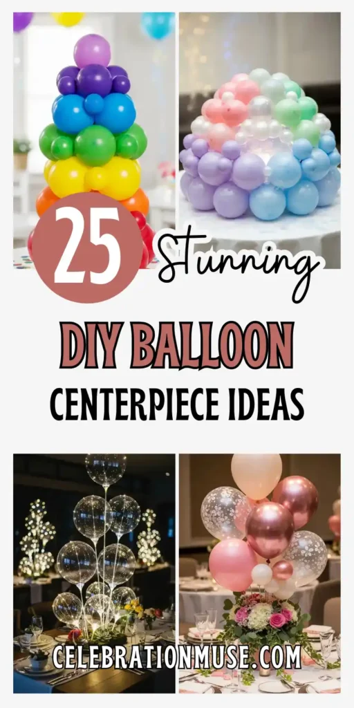 25 Stunning DIY Balloon Centerpiece Ideas on a Budget 2 DIY Balloon Centerpiece Ideas