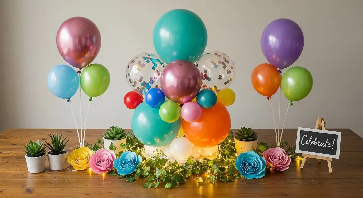 DIY Balloon Centerpiece Ideas