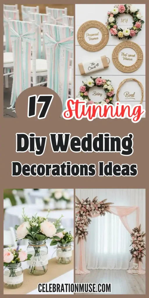 17 DIY Wedding Decorations That Wow Your Guests 2 Diy Wedding Decorations