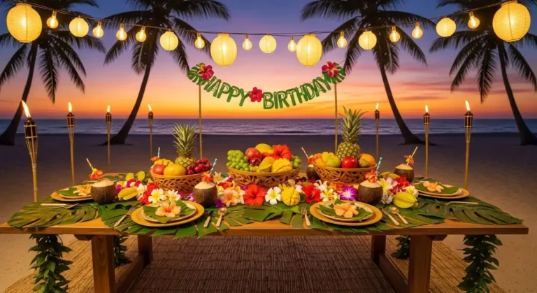 Hawaiian Birthday Party Ideas for Adults