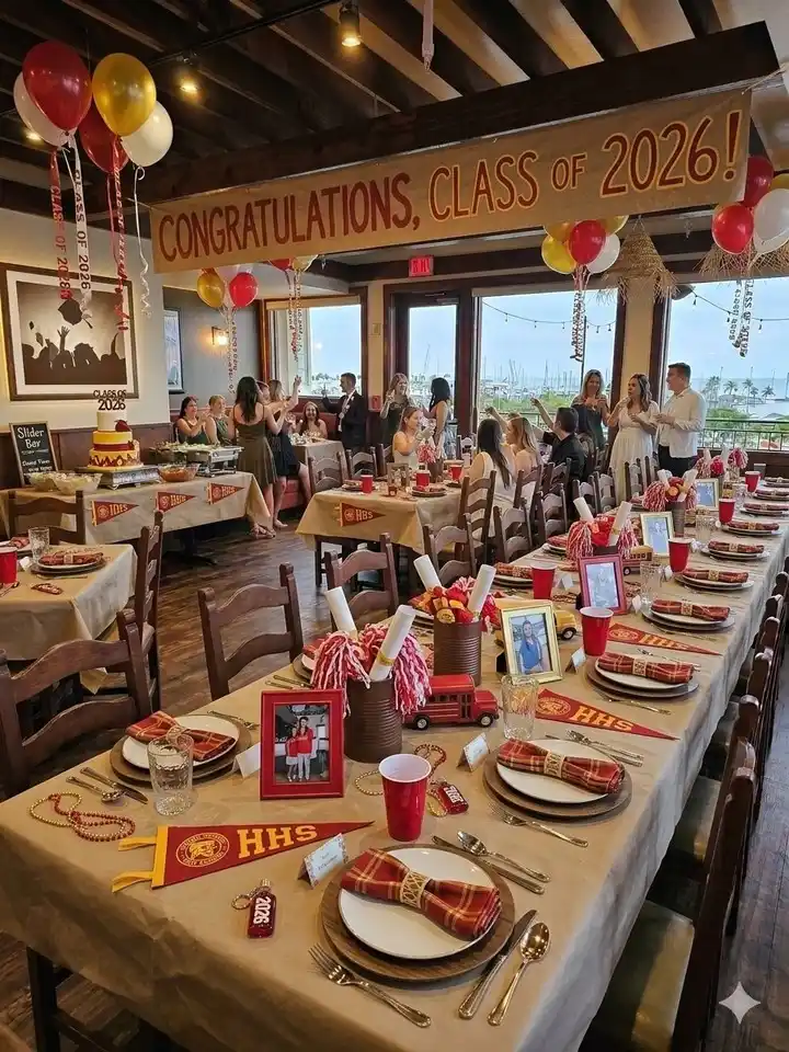 25 Hawaiian Graduation Party Ideas for a Fun Celebration 3 Hawaiian Graduation Party Stand