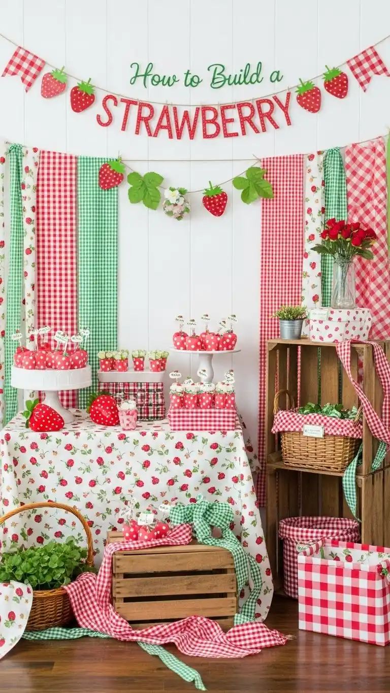 21 Strawberry Themed Party Ideas That Shine 4 How to Build a Cohesive Strawberry Theme