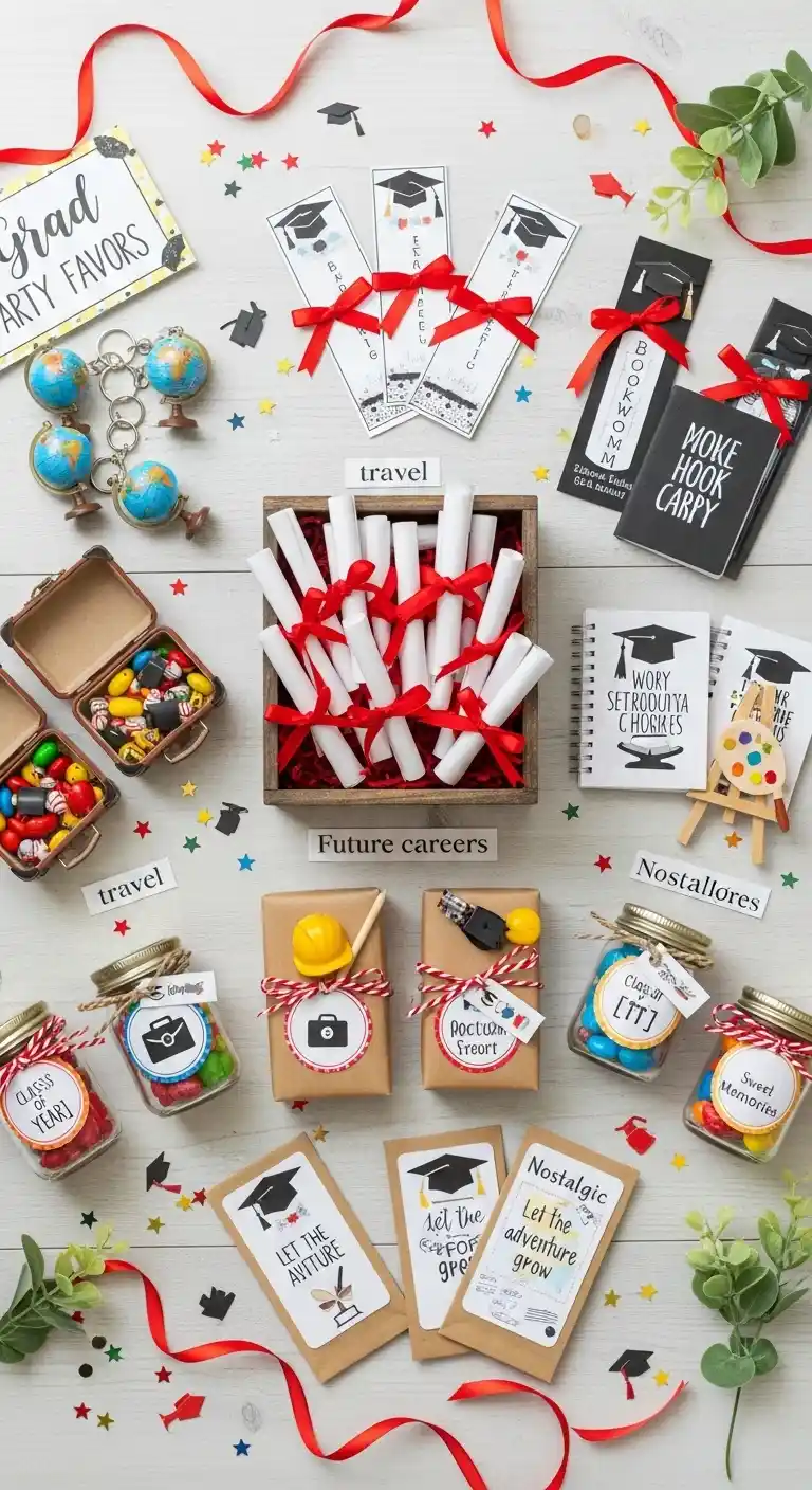 21 DIY Graduation Party Favors That Wow Your Guests 4 How to Choose the Perfect Favors for Your Grad Party Theme