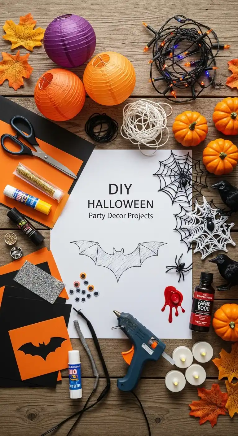 23 DIY Halloween Party Decor Ideas for a Festive Look 4 How to Prepare Before Starting Your DIY Halloween Party Decor Projects
