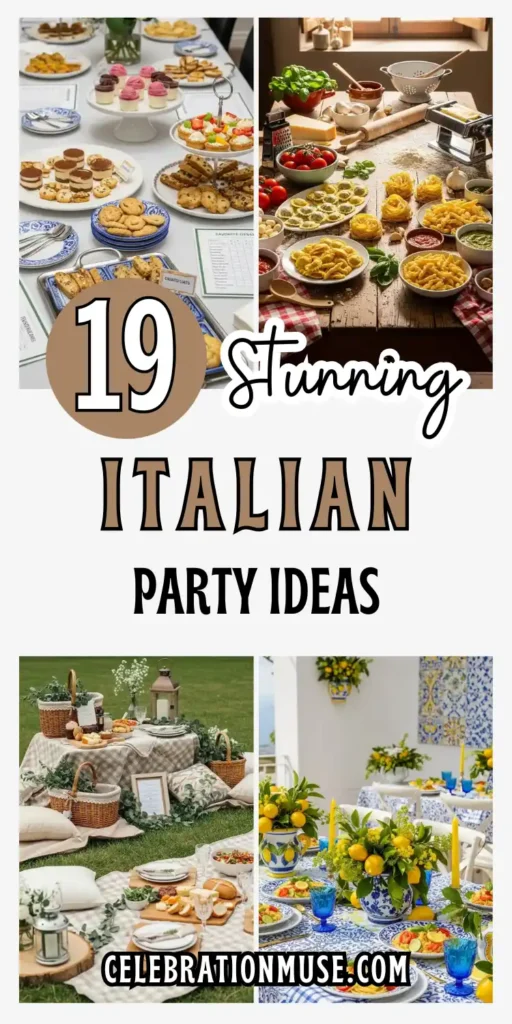 Italian Party Ideas: 19 Ways to Celebrate in Style 2 Italian Party Ideas