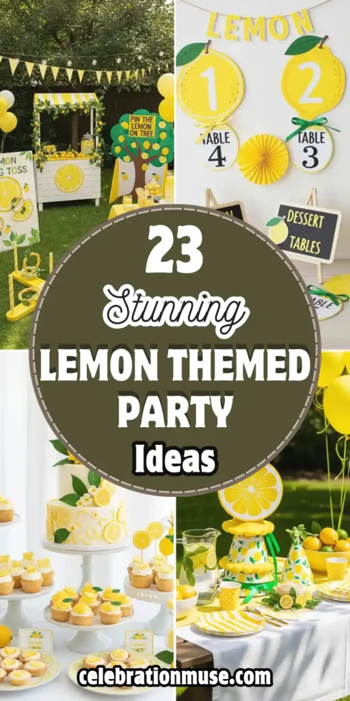 Lemon Themed Party Ideas: 23 Ways to Celebrate in Style 2 Lemon Themed Party