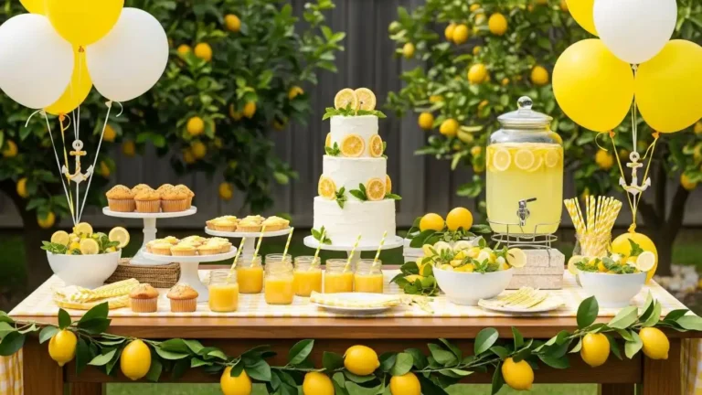Lemon Themed Party