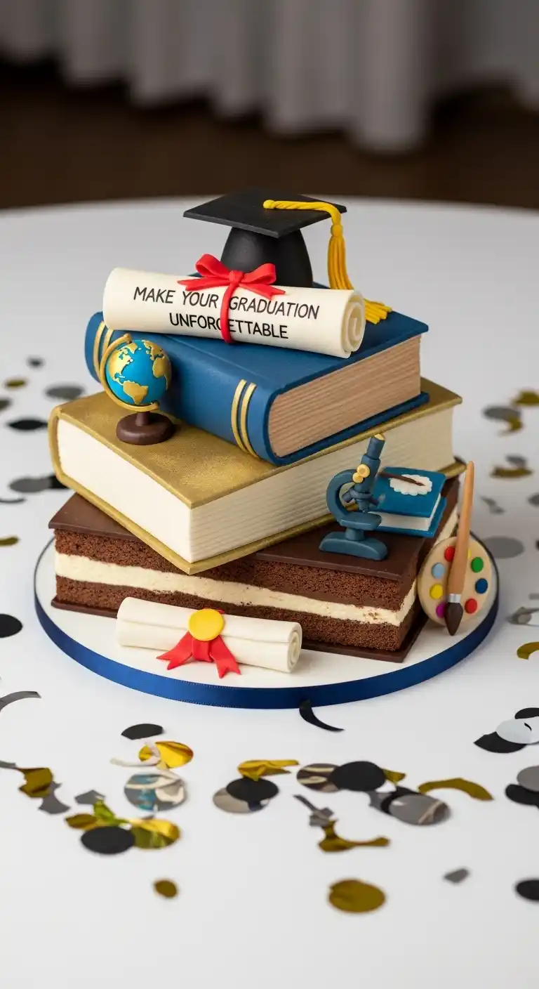 Graduation Cake Ideas: 27 Sweet & Stylish Picks 3 Make Your Graduation Cake Unforgettable