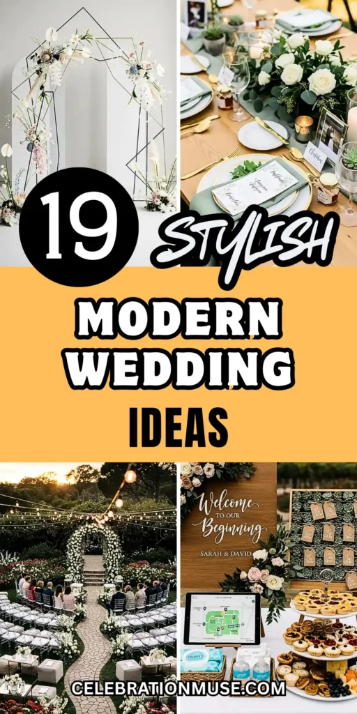 Modern Wedding Ideas: 19 Fresh & Stylish Inspirations 2 Modern Wedding Ideas
