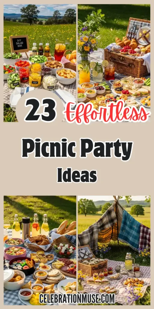 23 Easy Picnic Party Ideas to Try Now 2 Picnic Party Ideas