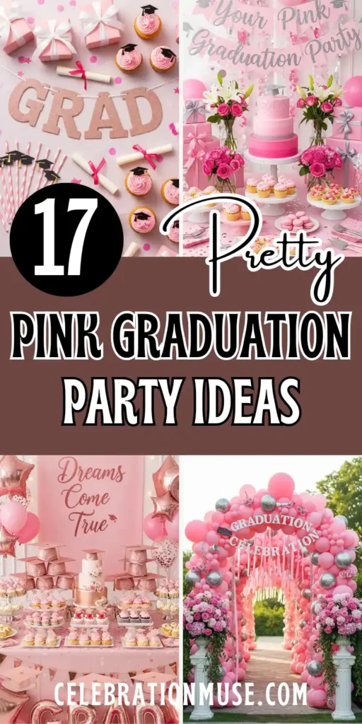 17 Pretty Pink Graduation Party Ideas You’ll Love 2 Pink Graduation Party