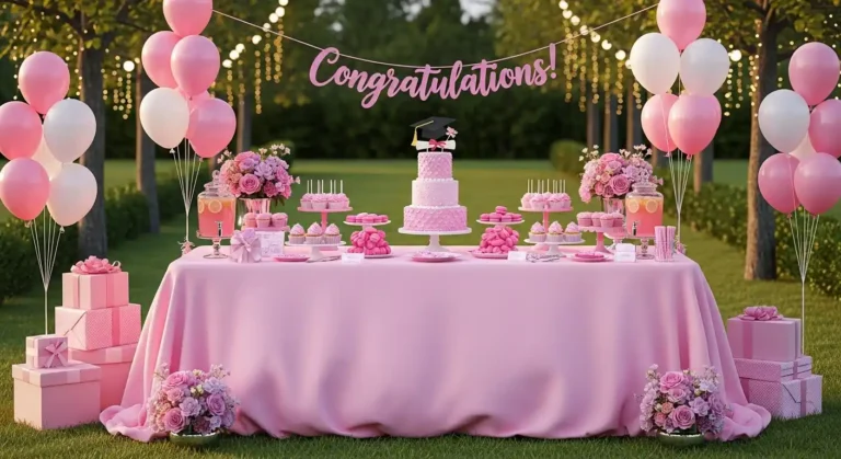 Pink Graduation Party