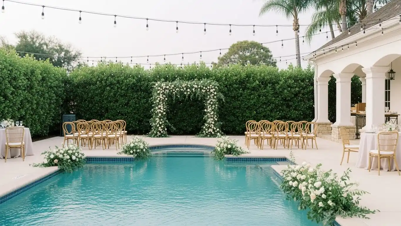 Poolside Wedding Ideas