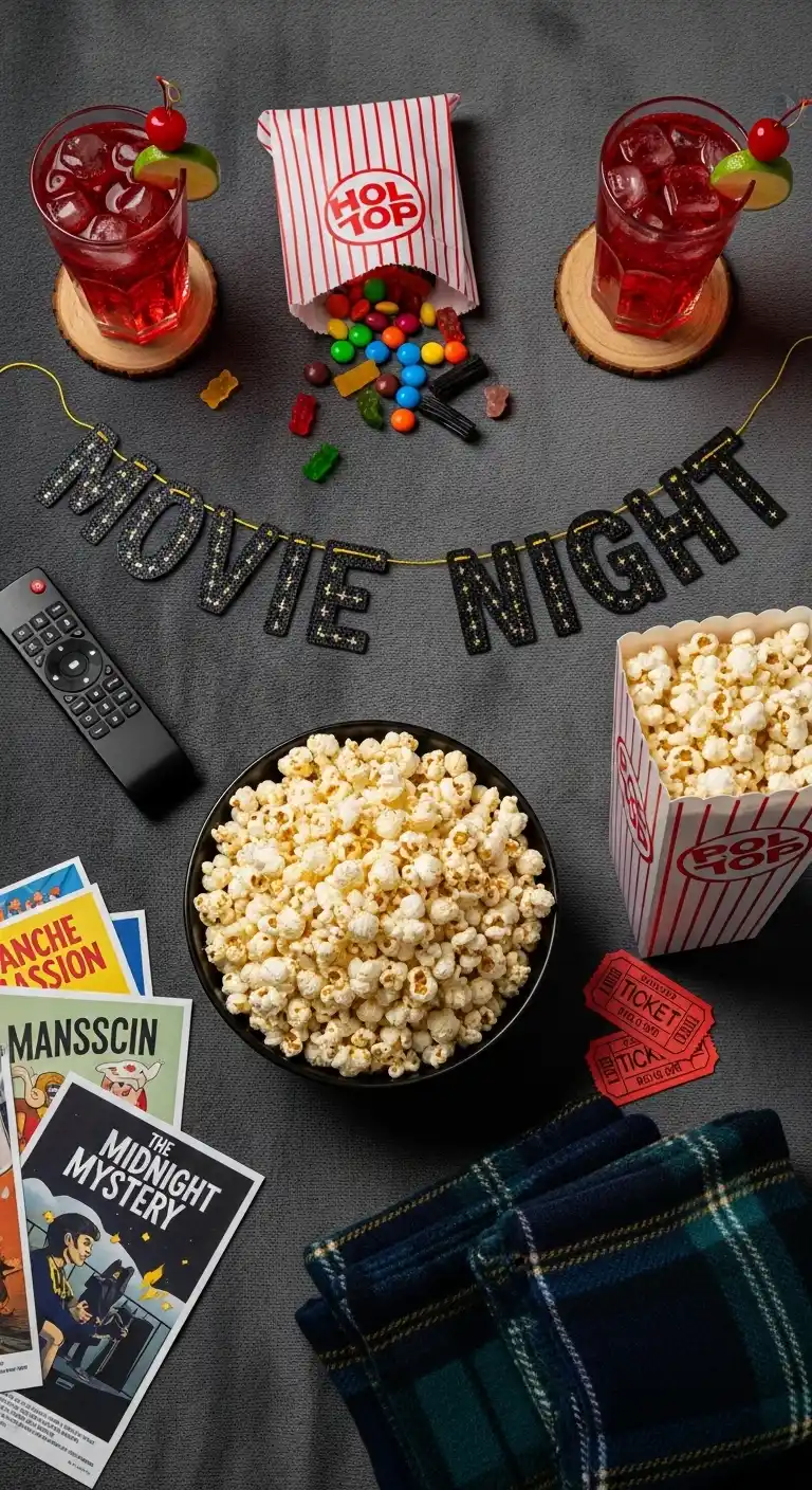 25 Simple + Stylish Movie Night Party Ideas 3 Preparing the Perfect Movie Night