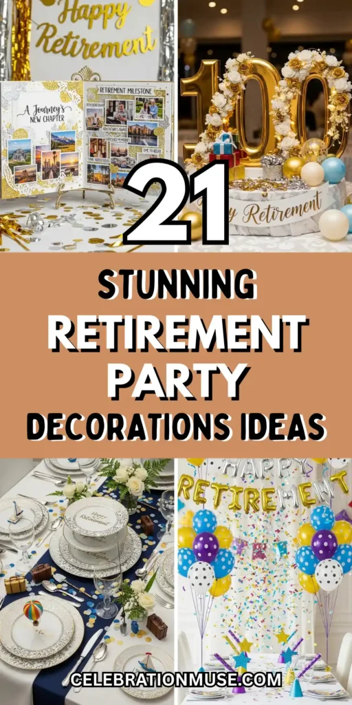Retirement Party Decorations: 21 Stylish Ideas to Try 2 Retirement Party Decorations