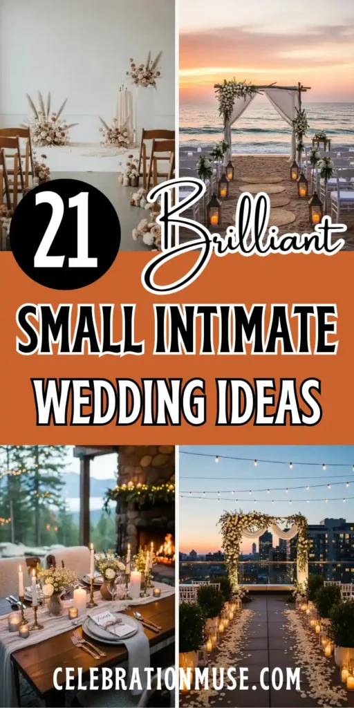 21 Small Intimate Wedding Ideas You’ll Adore 2 Small Intimate Wedding