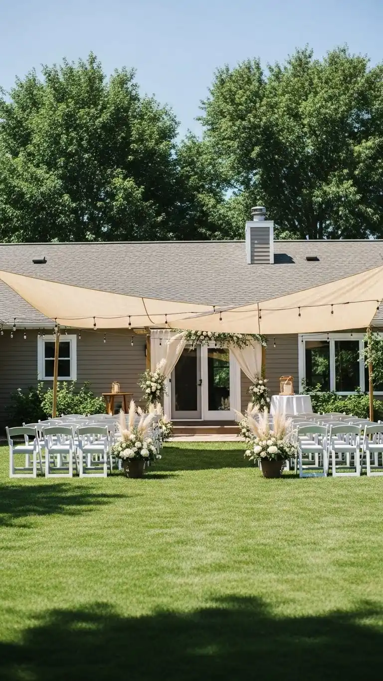 Beautiful Backyard Wedding Ideas on a Budget 4 The Weather-Responsive Setup Strategy