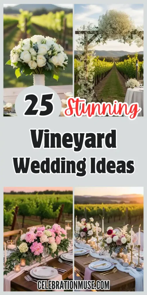 25 Elegant Vineyard Wedding Ideas for Your Dream Day 2 Vineyard Wedding Ideas