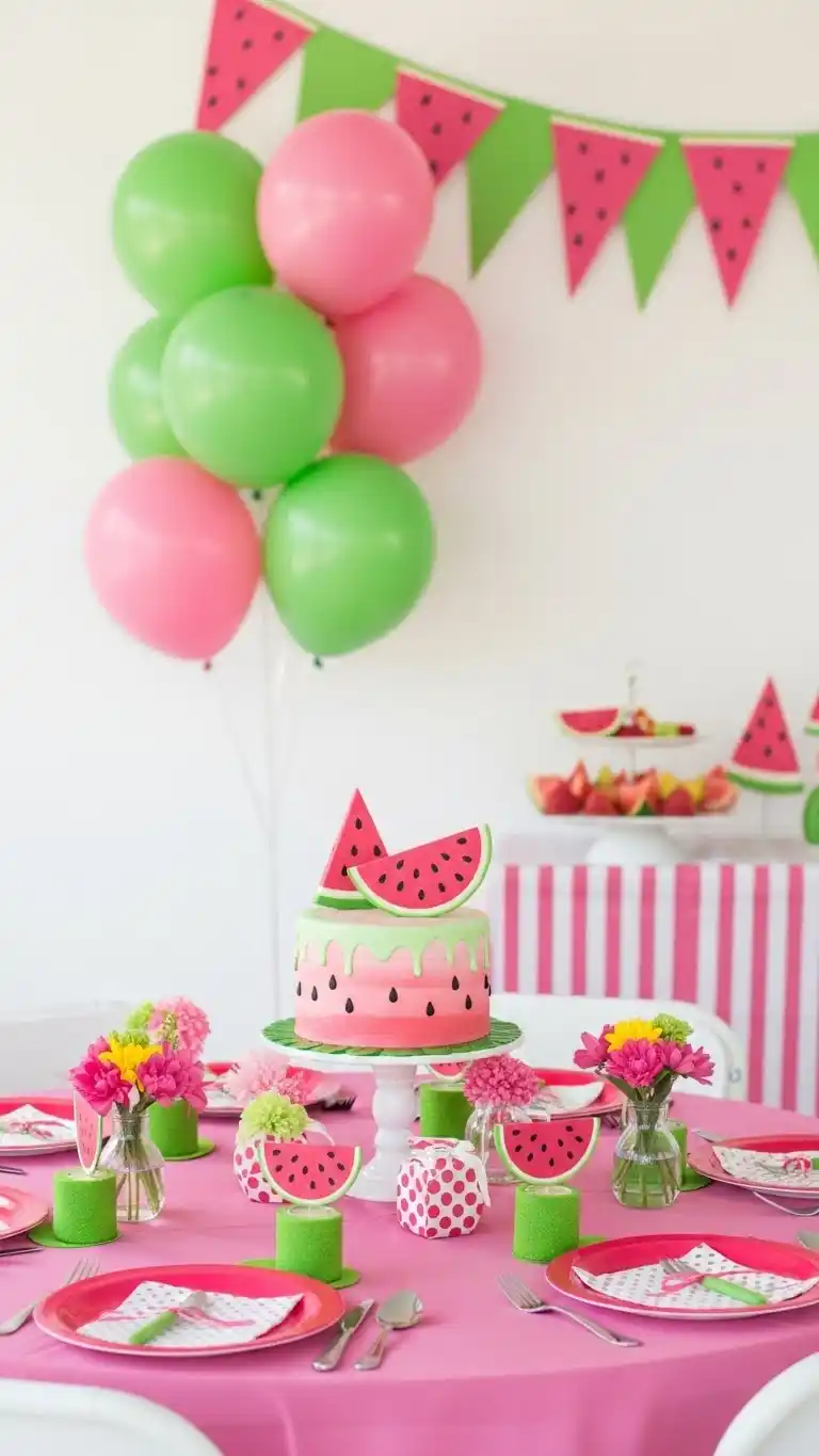 25 Fun Watermelon Themed Party Ideas for a Sweet Celebration 3 What Makes a Watermelon Themed Party So Popular