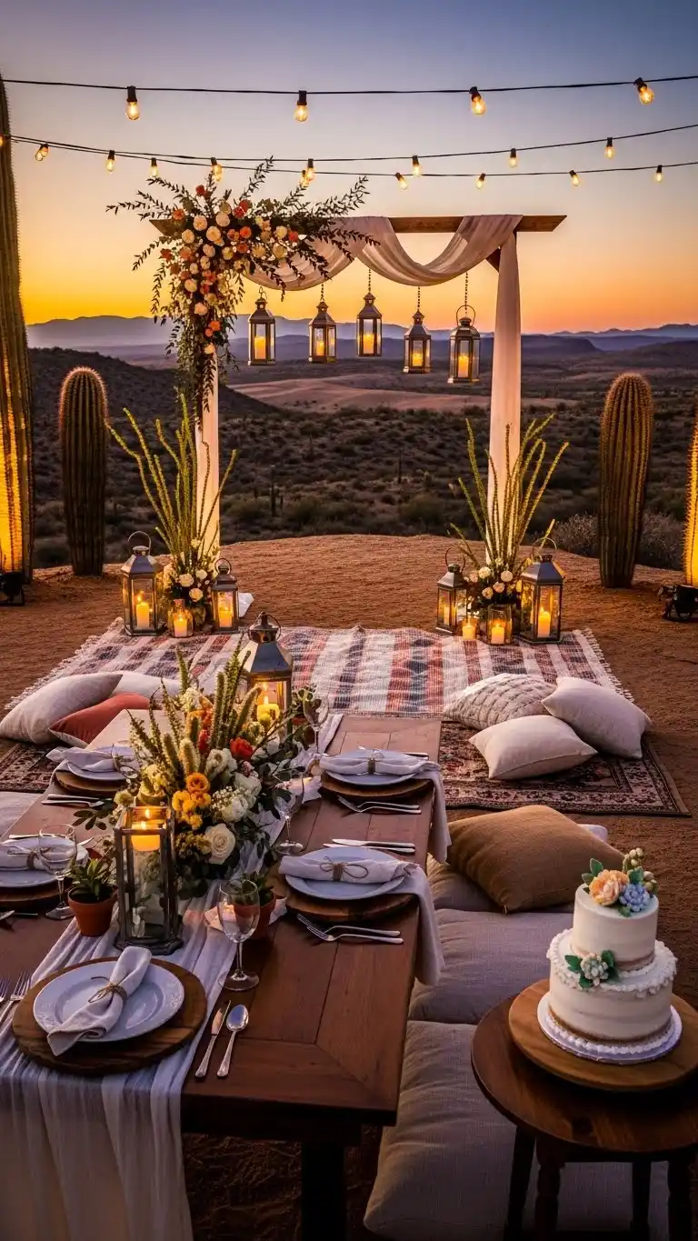 Desert Wedding Ideas That Bring Elegant, Rustic Charm to Your Big Day 4 What to Know Before a Desert Wedding