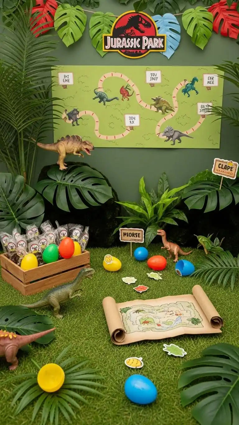 Jurassic Park Party: 21 Fun Ideas to Bring Dinosaurs to Life 5 1. Dinosaur Egg Hunt