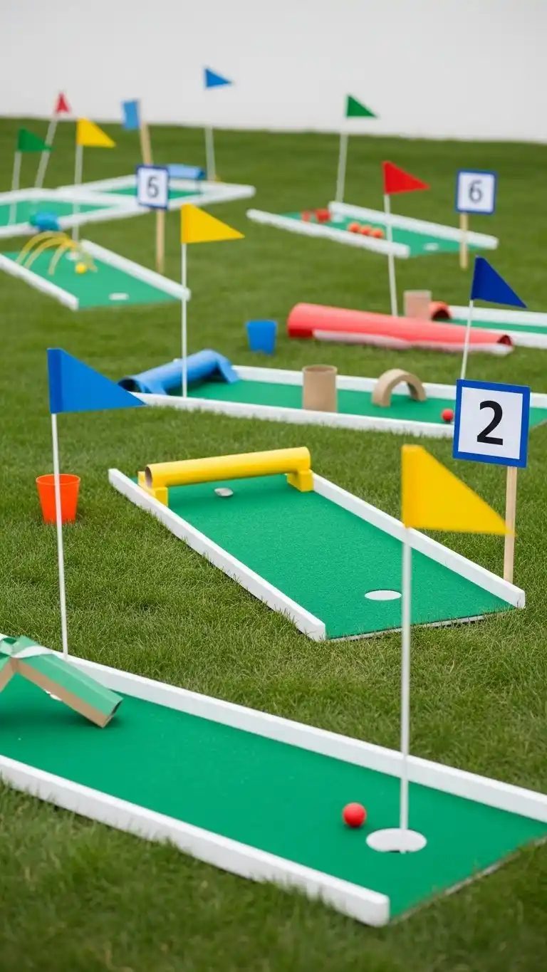 23 Creative Golf Themed Birthday Party Ideas That Wow 5 1. Mini Golf Course Party