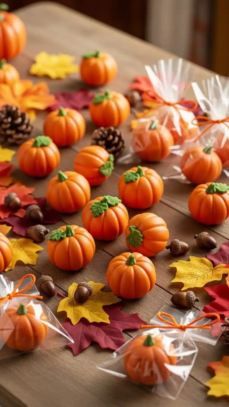 Fall Party Favors for Kids They’ll Absolutely Love 5 1. Mini Pumpkin Stress Balls