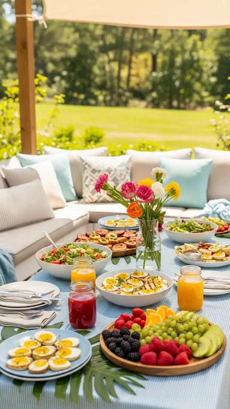 27 Creative Summer Birthday Party Ideas for Adults 14 10. Summer Brunch Celebration