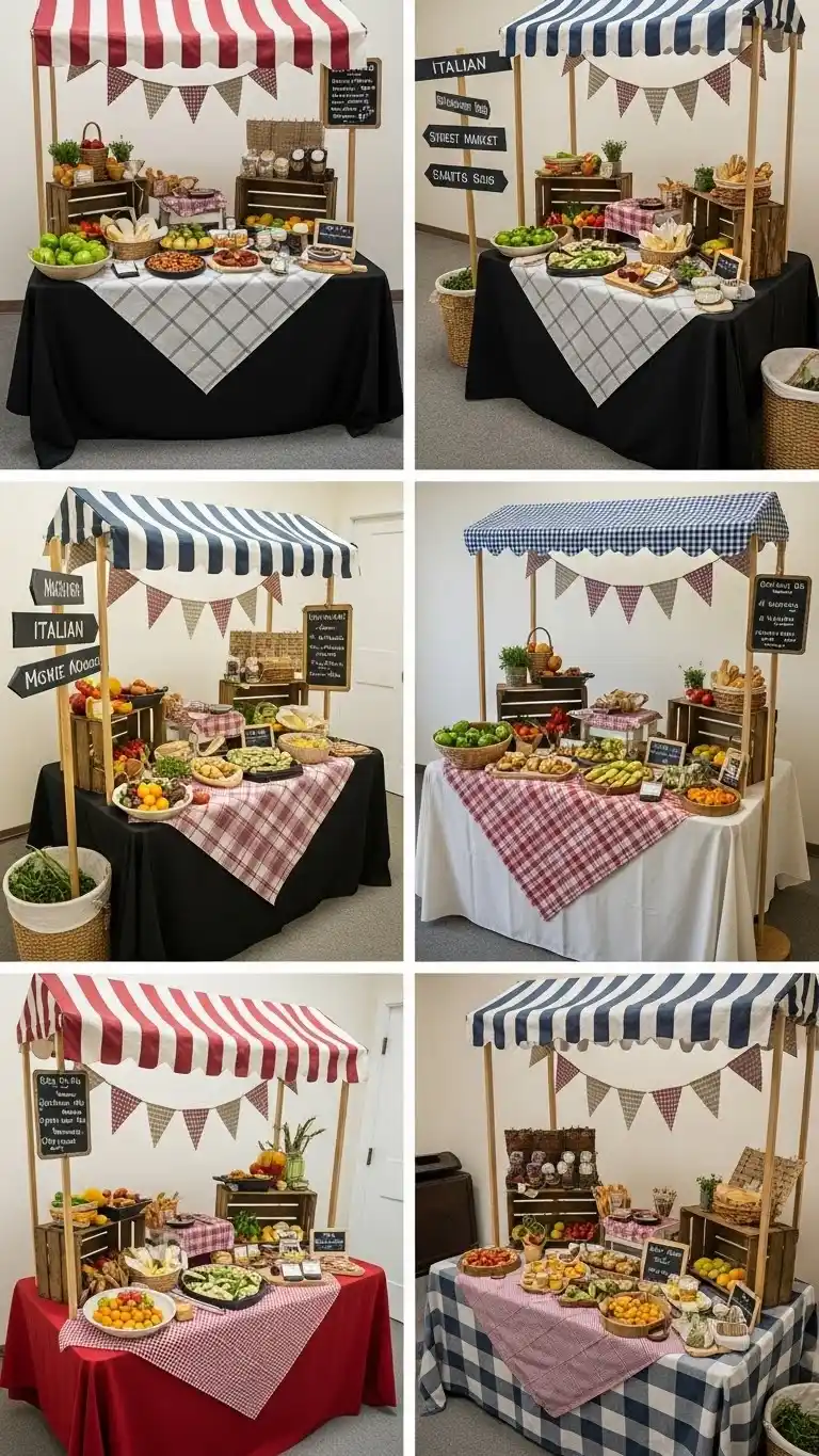 23 Italian Party Theme Decor Ideas That Wow Guests 17 13. Italian Street Market Theme