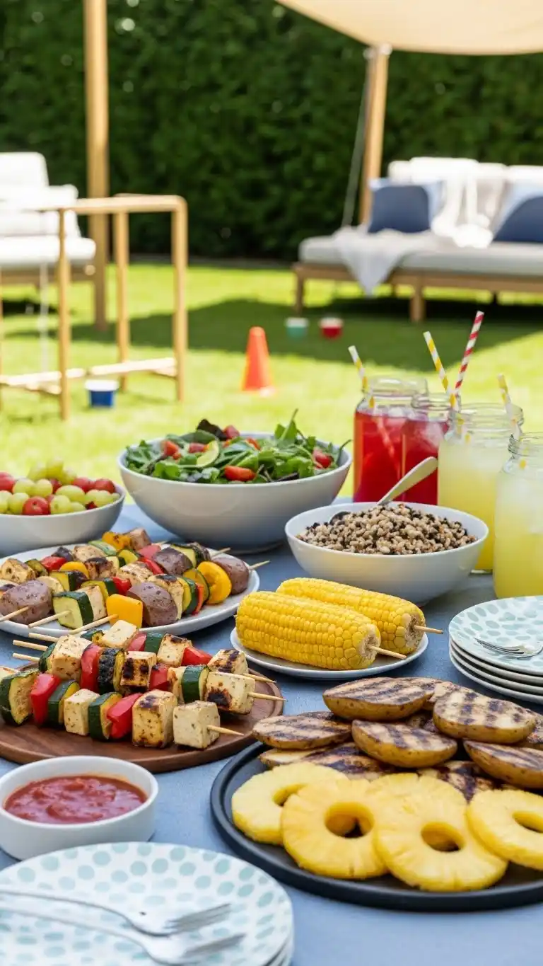 27 Creative Summer Birthday Party Ideas for Adults 19 15. Healthy BBQ-Style Grill Party