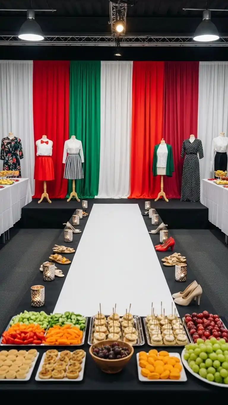 23 Italian Party Theme Decor Ideas That Wow Guests 19 15. Italian Fashion Runway Party Theme