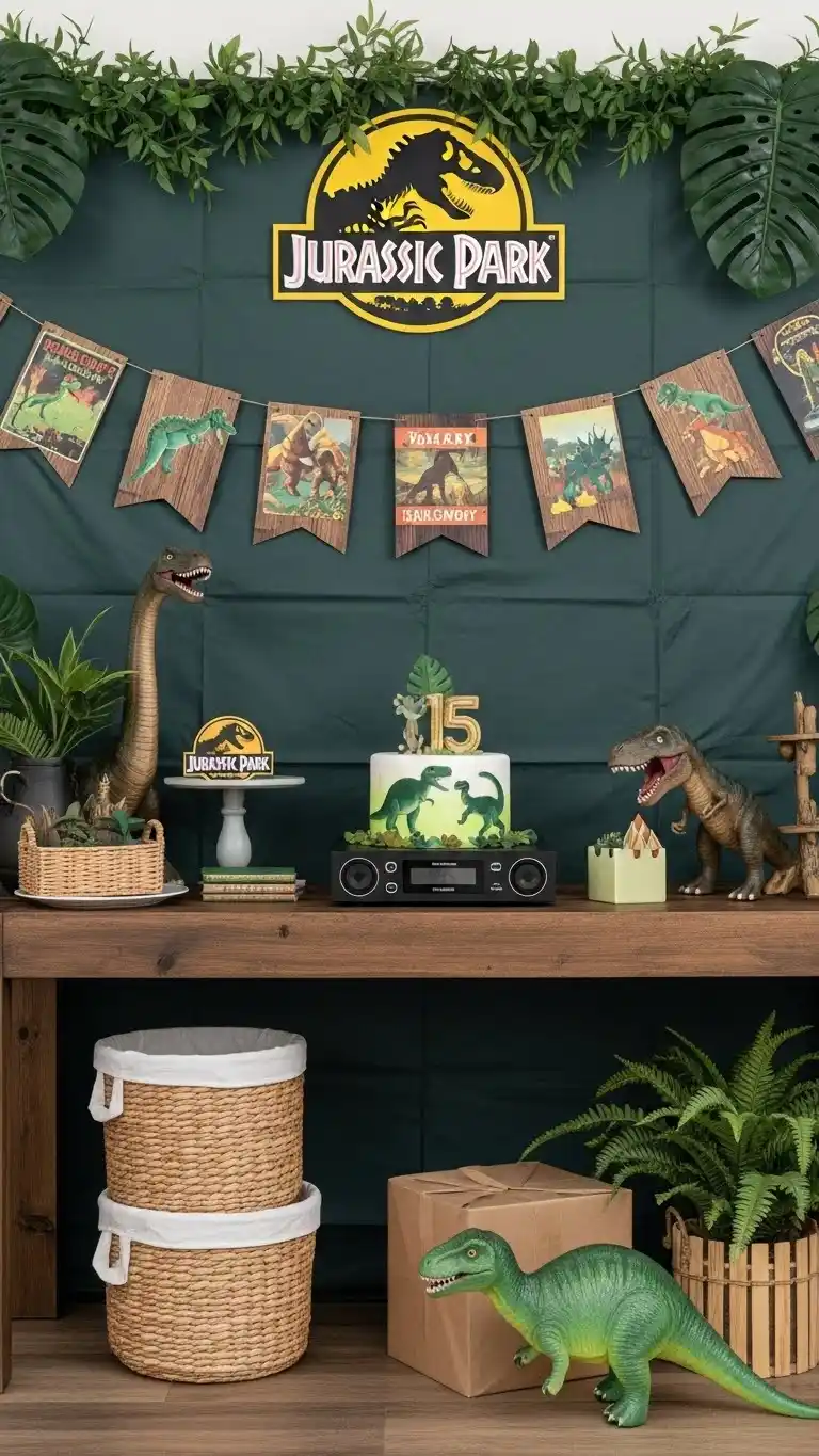 Jurassic Park Party: 21 Fun Ideas to Bring Dinosaurs to Life 19 15. Jurassic Park-Themed Playlist