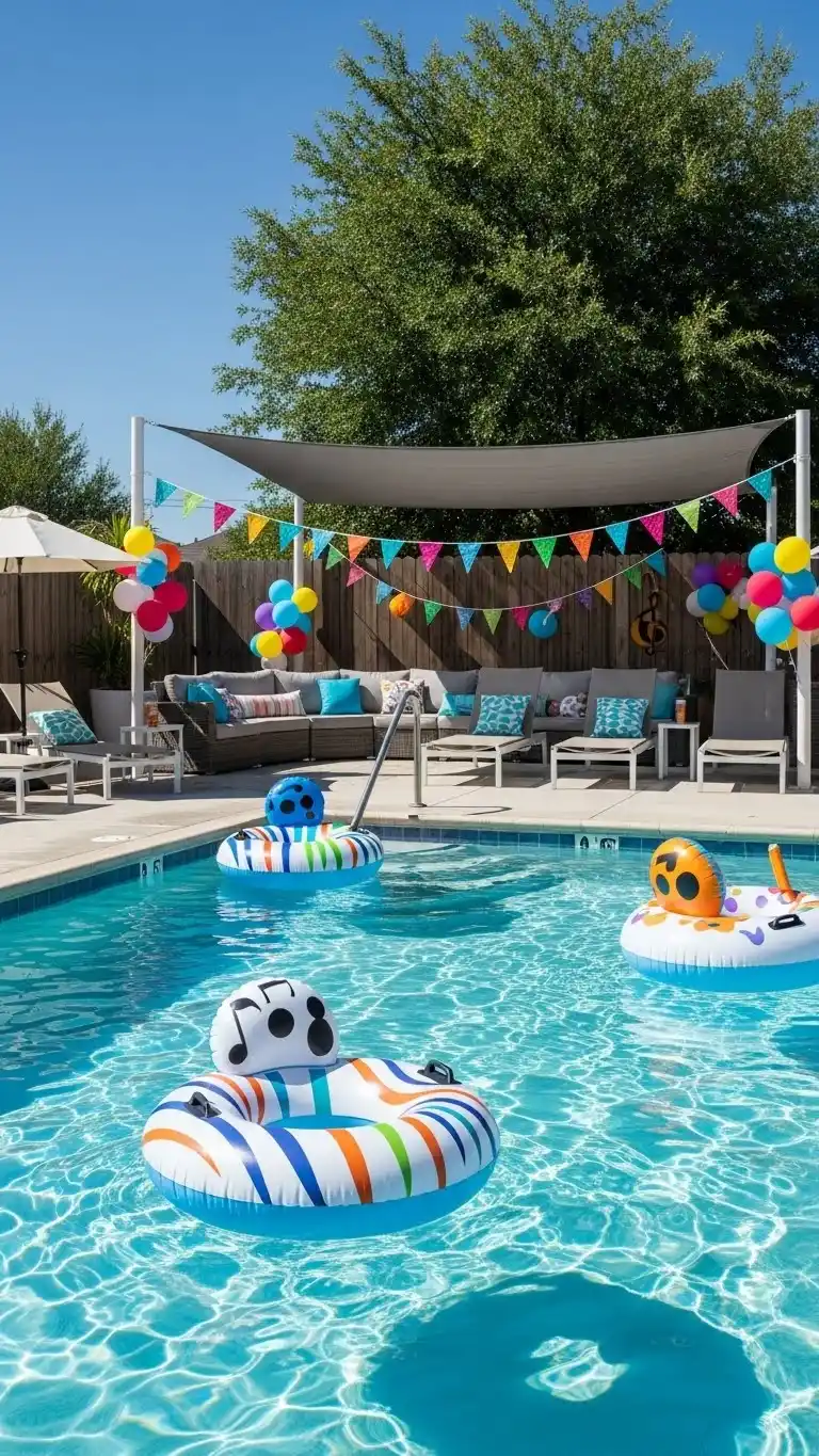 Summer Pool Party Ideas: 19 Fun Ways to Splash 20 16. Music-Themed Splash Session