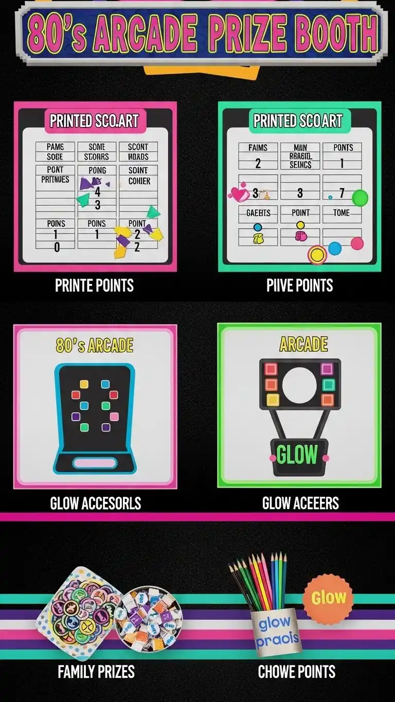 21 Stylish & Fun 80s Birthday Party Ideas to Try 21 17. 80s Arcade Prize Booth Experience