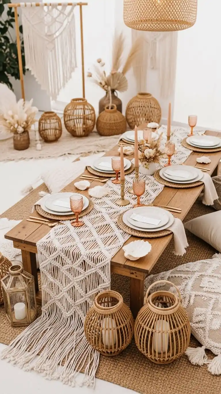 Seafood Boil Party Themes for Every Occasion 21 17. Boho Ocean Breeze Theme