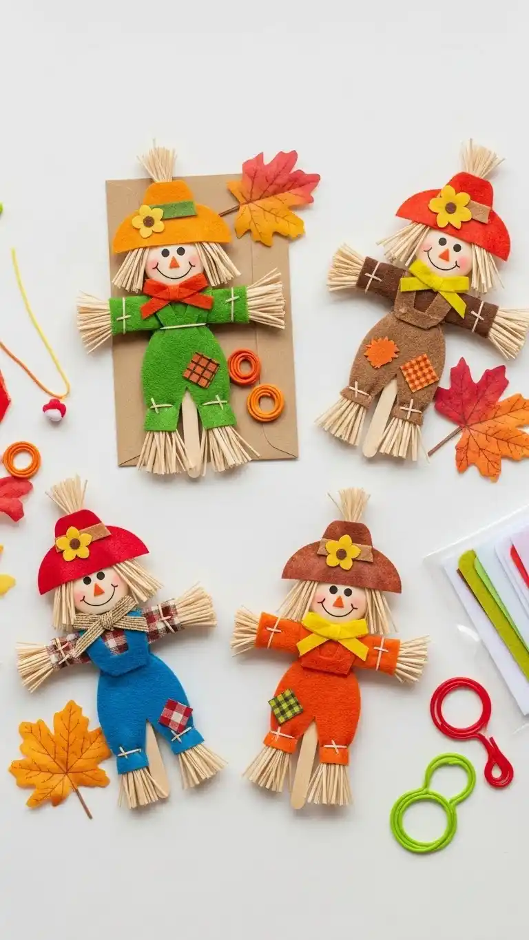 Fall Party Favors for Kids They’ll Absolutely Love 21 17. Mini Scarecrow Decoration Kits