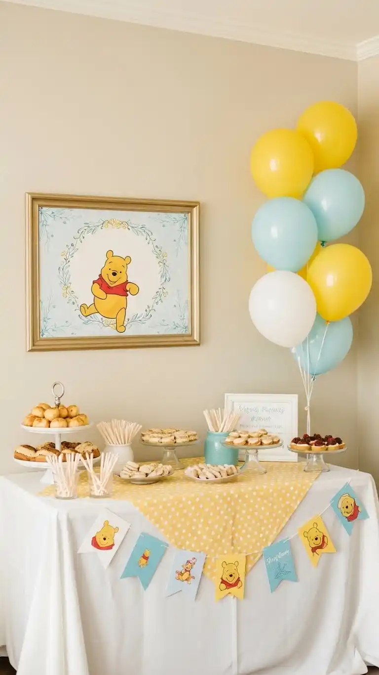 19 Winnie the Pooh Baby Shower Ideas for a Magical Day 21 17. Themed Music Playlist