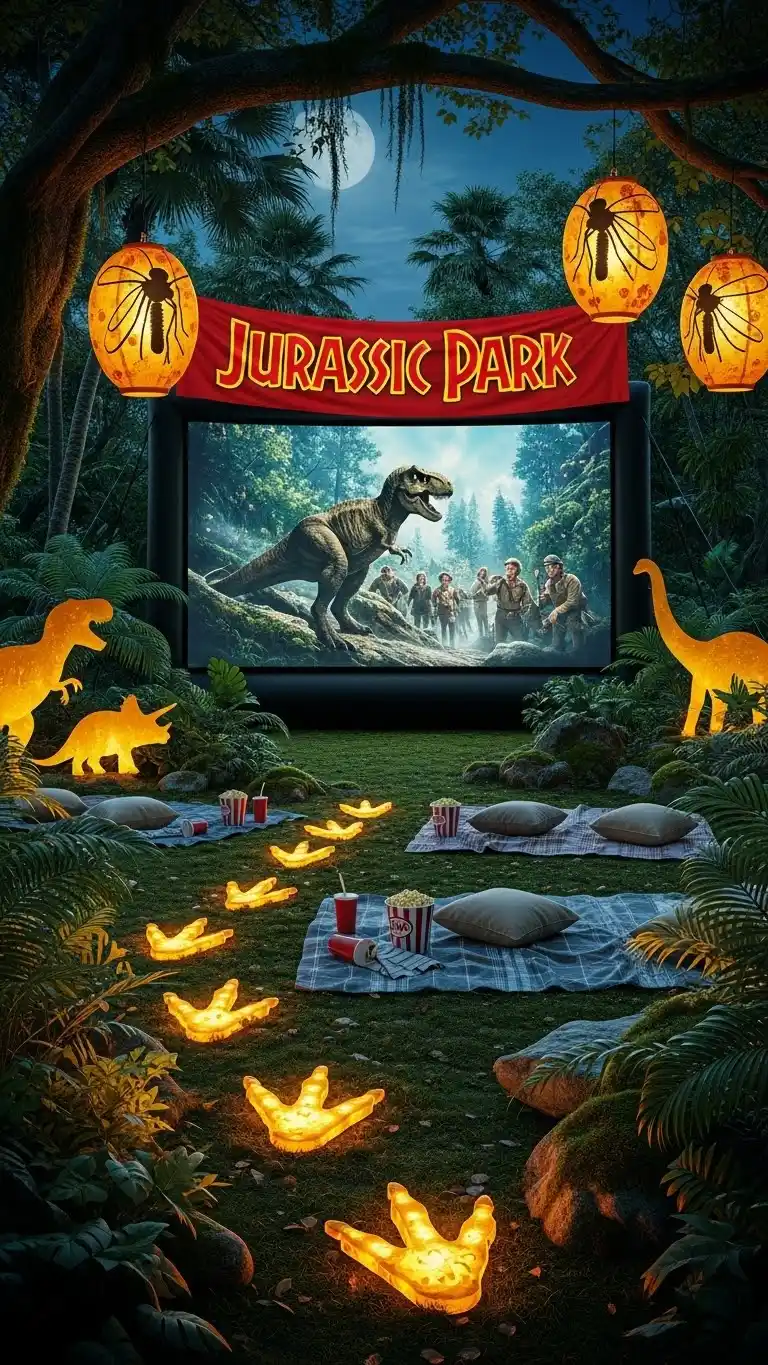 Jurassic Park Party: 21 Fun Ideas to Bring Dinosaurs to Life 22 18. Jurassic Park Movie Screening