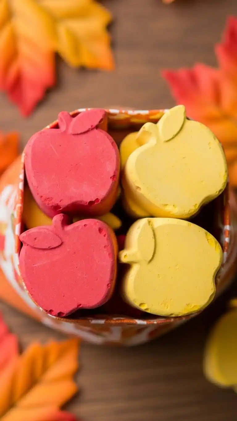 Fall Party Favors for Kids They’ll Absolutely Love 23 19. Apple-Shaped Chalk Pieces