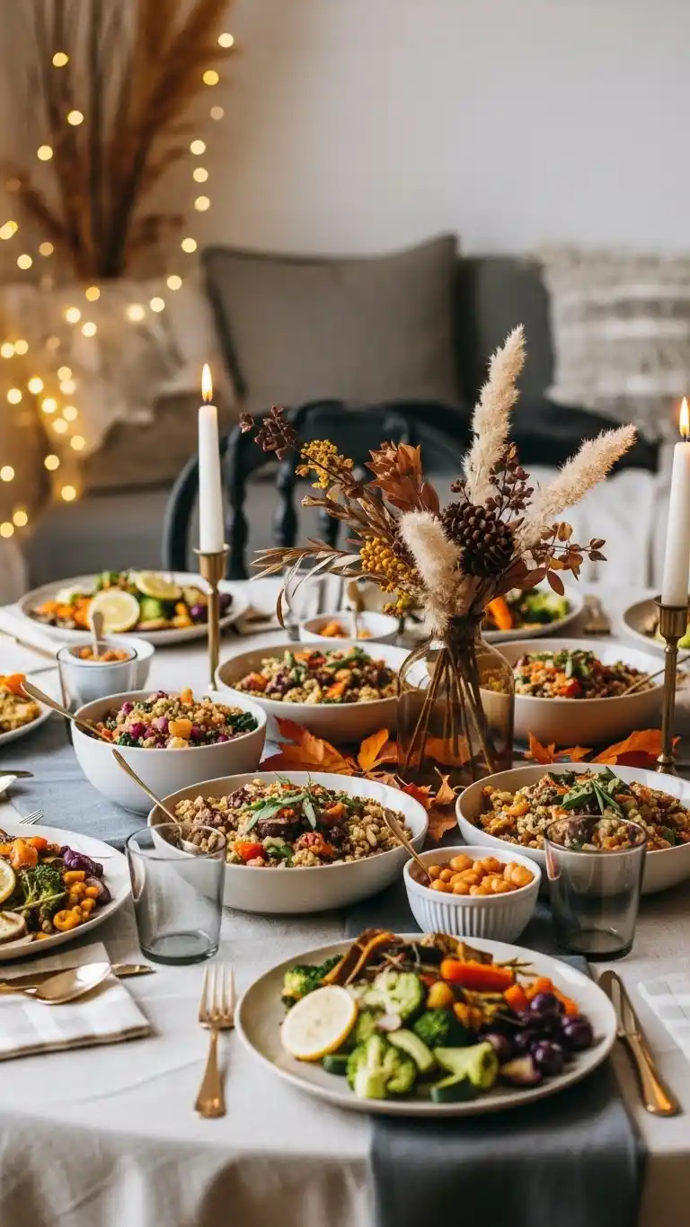 Fall Birthday Party Ideas for Adults That Wow 23 19. Seasonal Fall Feast with Cozy Atmosphere