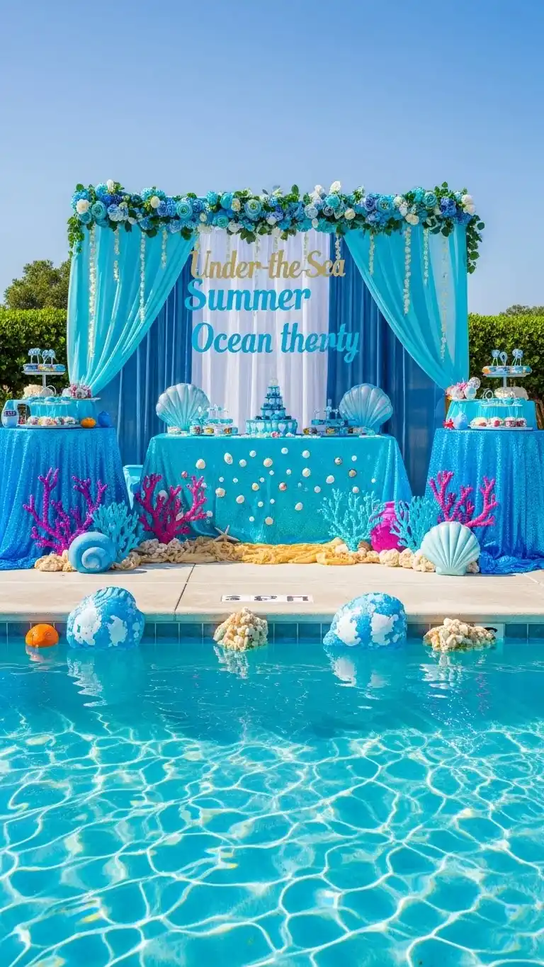 Summer Pool Party Ideas: 19 Fun Ways to Splash 6 2. Under-the-Sea Ocean Theme
